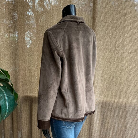 Pendleton Velour Satin Trim Jacket Sz L - Picture 7 of 16